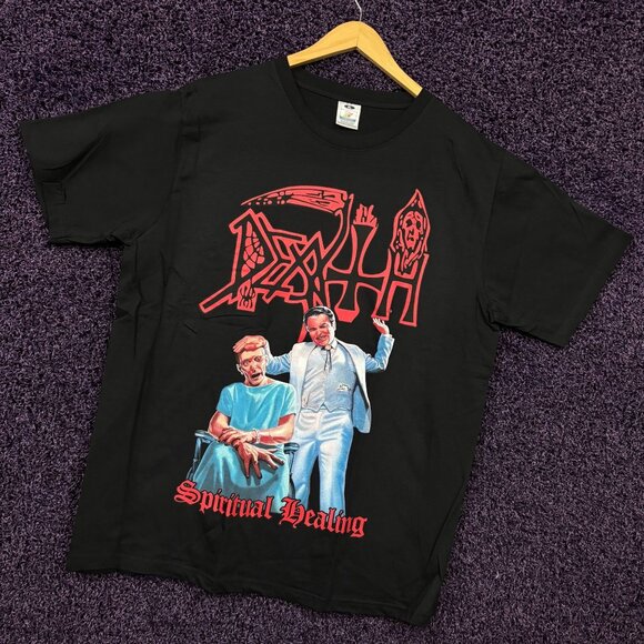 Death Spiritual Healing Death Metal Band T-Shirt Size Extra Large - Picture 3 of 5